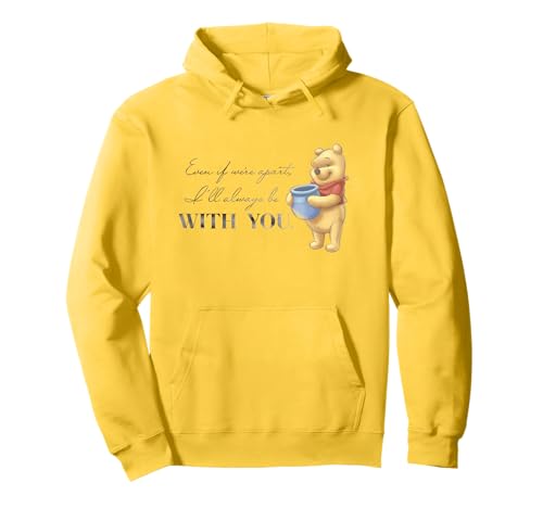 Disney 100 Anniversary Winnie the Pooh D100 Quote With You Pullover Hoodie
