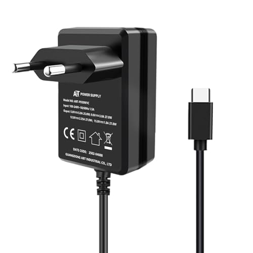 GeeekPi PD 27W Power Adapter for Raspberry Pi 5, 5V 5A USB-C Power Supply for Raspberry Pi 5 16GB...