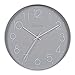 La Crosse 404-3831-INT 12-Inch Everly Silent Analog Gray Quartz Wall Clock