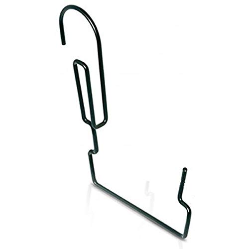 rg-vertrieb Aufhängung für Blumenkasten Balkonkasten Halterungen Blumenkastenhalter Haken aus Metall schwarz