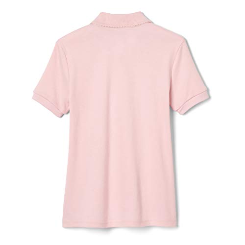 Image of French Toast Girls' Short Sleeve Picot Collar Polo School Uniform Shirt (Standard and Plus)
