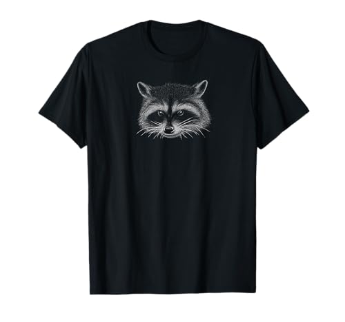 Trash Panda Art Fantasía Mapache Enmascarado Camiseta