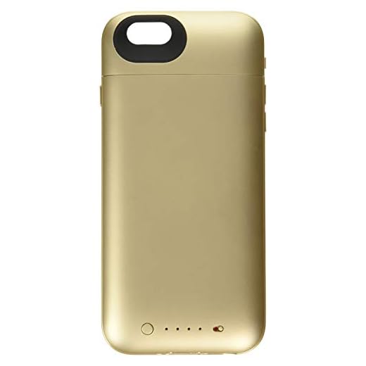 mophie juice pack plus - Protective Mobile Battery Pack Case for iPhone 6/6s ONLY- Gold
