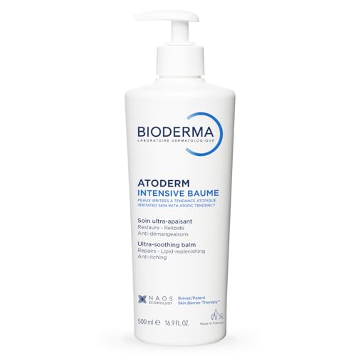 Bioderma Atoderm Intensive Balsam - Anti-Juckreiz, Reparierende Und NäHrende Pflege - Sehr Trockene, Irritierte Bis Atopische Haut - Von Dermatologen Empfohlen - Pumpflasche 500 Ml-image