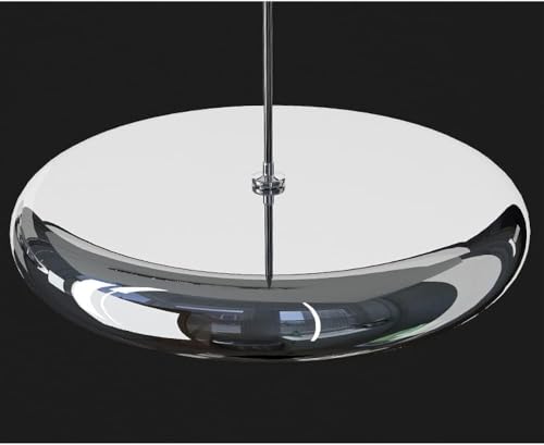 Suspension LED cuisine argentée 20cm design postmoderne - 7