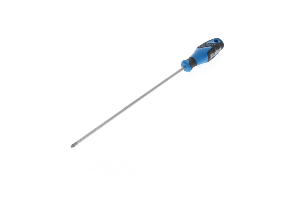 Tournevis cruciforme PZ2 GEDORE en acier durable et manche ergonomique