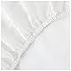Amazon Basics Spannbettlaken, 160 x 200 x 30 cm, 100% Baumwolle, Satin Fadenzahl 400 Spannbetttuch - Matratzenhöhe bis 30 cm, Weiß