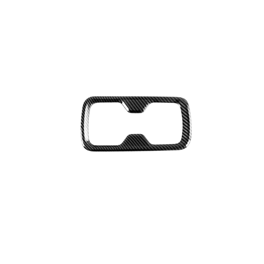 Decorazione del telaio della tazza anteriore in carbonio nero in plastica ABS rivestimento interno del portabicchieri compatibile con Navara NP300 2015 2021