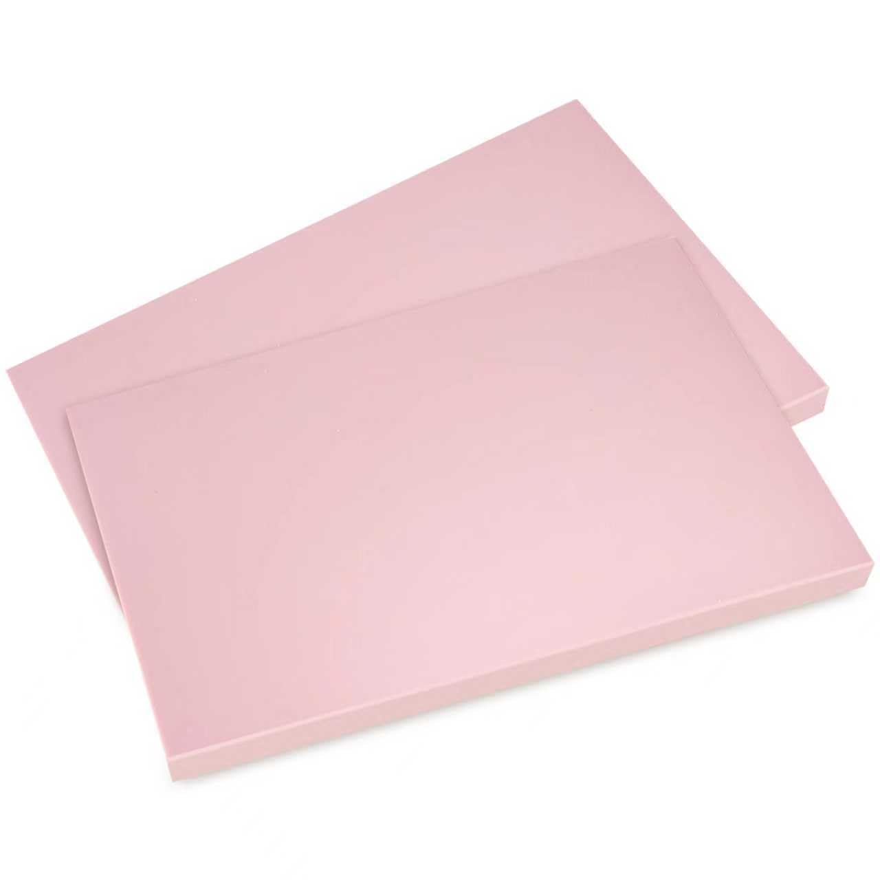 2 Pack 4"x6" Pale Pink Rubber Stamp Carving Blocks Pink Rubber Carving Blocks Linoleum Block for Stamp Maker Printmaking Supplies