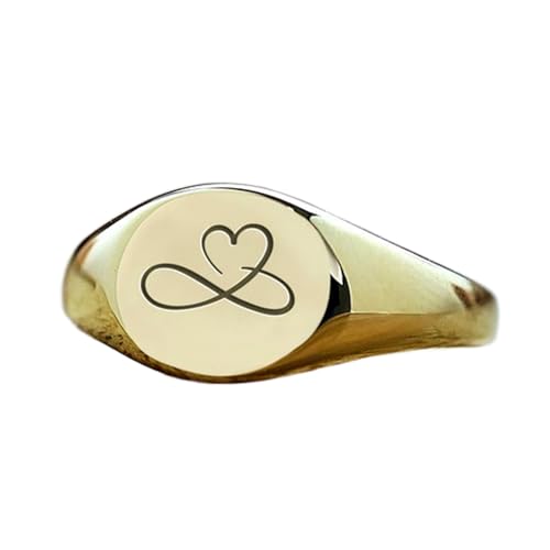 Bague cœur infini en argent et or pour sublimer vos tenues bohèmes et vintage