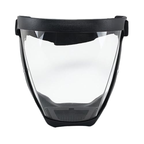 brooksnaji Couvrage Du Visage Ergonomique - Garde De Visage Anti-buve, Visière Transparente Masque Le Visage Complet | Masque Complet Avec Bande Réglable, Équipement De Protection De La Sécurité