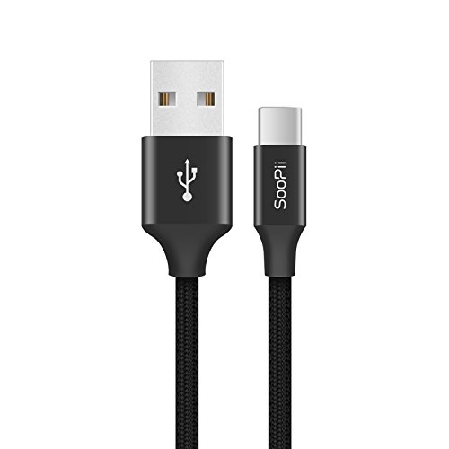 Soopii Type c reversible 1.2 meter long nylon braided fast charging data cable - aluminum connector support for galaxy S8/S8 plus / note 8, nexus 6P/5X, LG G5, One Plus and more supporting type c device . (B076HSDCBN) Amazon Price History, Amazon Price Tracker