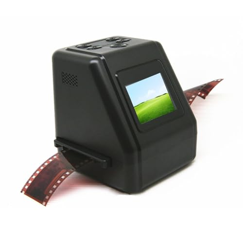 Image of Film Slide Scanner Convert 135 126 110 Films Slides to Negatives Color Black White JPG Photos 22MP with 2.0in LCD Screen, Fast Conversion, Adjust Brightness