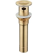 CREA Bathroom Sink Drain, Bathroom Sink Stopper with Drain Hair Catcher Pop Up Drain 1 1/2" for B...
