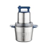 Picadora de carne profesional 6 l, motor 1200 W con 2 velocidades ajustables