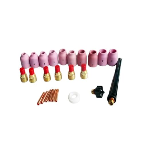Kit consommables torche TIG WP9 WP20 25 pièces buses céramique