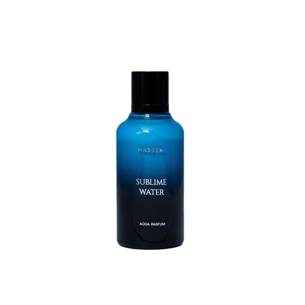 NASEEM Sublime Water Aqua Parfum for Men and Women, 100 ml, Woody Ambery Fragrance with Bergamot, Lavender, Leather, Patchouli and Oud-image-3