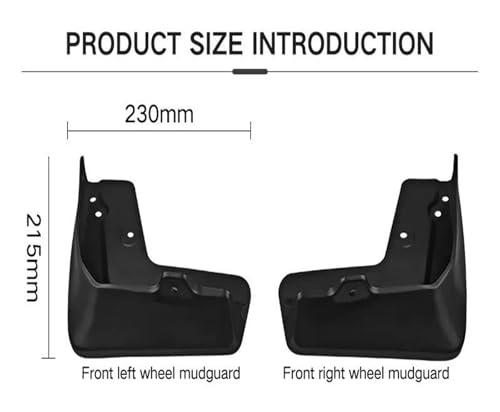 Guardabarros flaps barro salpicaderas delanteras traseras Cadillac XT5 4
