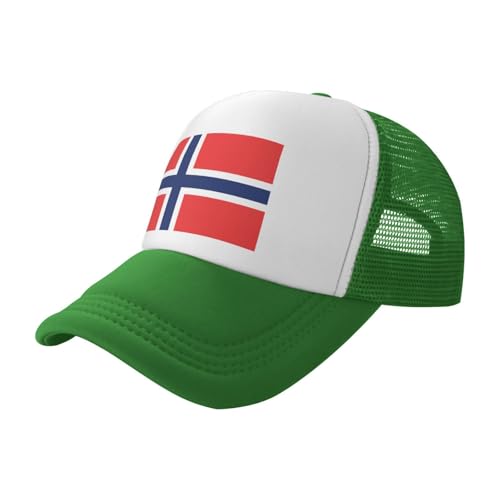 Flag of Norway Trucker Hat Snapback Mesh Baseball Cap Unisex