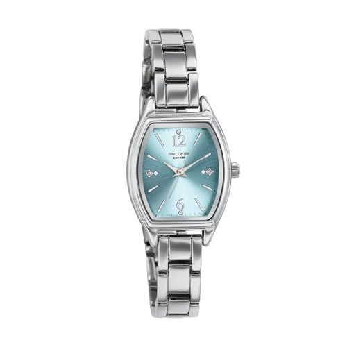 Image of Sonata Poze 8 Quartz Analog with Blue Dial IPS Stainless Steel Strap Watch for Women - SP80166SM01W