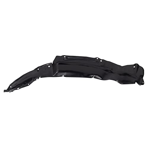 Image of TRQ Front Driver and Passenger Side Inner Fender Liner Set Compatible with 1986-1994 Nissan D21 4 Wheel Drive 1995-1997 Pickup 4 Wheel Drive