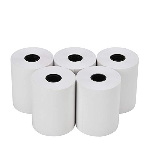 50x Thermorollen 57mm x 12mm x 15m Bonrollen Thermopapier Additionsrollen, Ersatz-Papierrollen, Kassenrollen