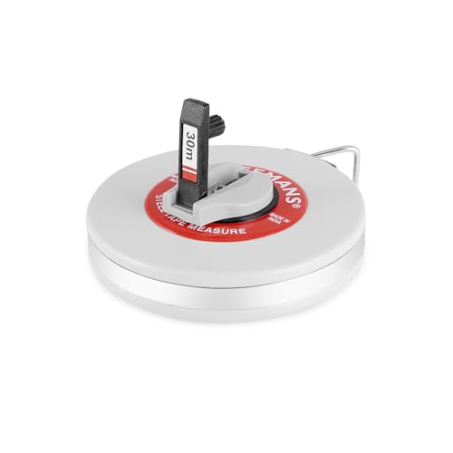 Cinta métrica FREEMANS 30 m x 13 mm acero plástico miniatura 3