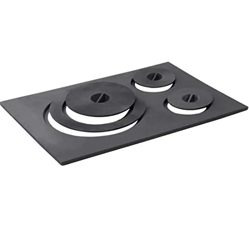 Chapa Fogão A Lenha 3 Bocas Ferro Fundido - Envio Rápido