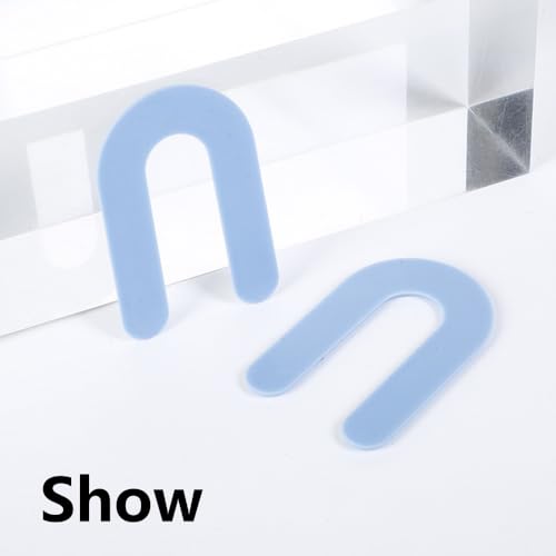 Hufeisen-Unterlegscheibe Fliesenkreuze, U Form Abstandshalter Kunststoff, Fugenabstandshalter für Fliesennivellierer Abstandshalter (300*Blau)