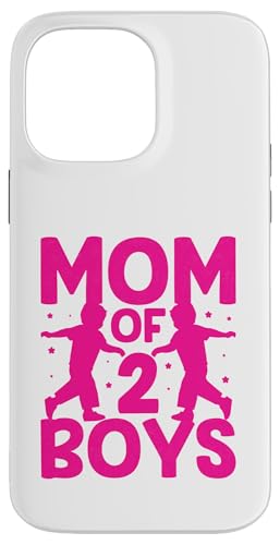 Mom Of Two Boys ̓ Ƒq ̌t X}zP[X iPhone 14 Pro Max p