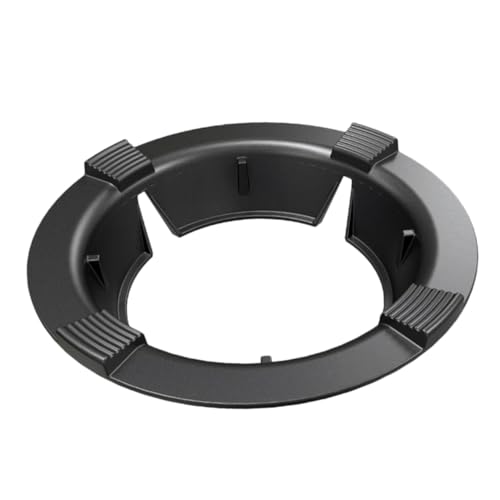 BUGUUYO Soporte para Wok De Hierro Fundido para Cocina Gas Rack Antideslizante Aberturas Accesorio para Ahorro De Gas y Cocción Rápida