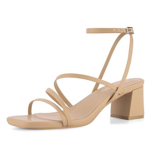Image of Shoe'N Tale Strappy Block Heel Sandals Women's Ankle Strap