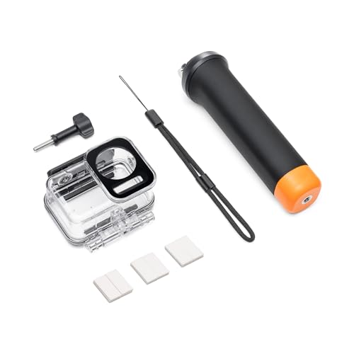 Original Osmo Action Diving Accessory Kit for DJI Osmo Action 5 Pro/Osmo Action 4 / Osmo Action 3 - Includes 60m Waterproof Case, Floating Handle, Osmo Locking Screw, and Anti-Fog Inserts