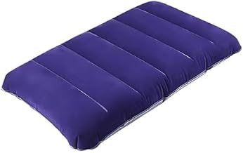 Inflatable Bed - Inflatable Elevated Air Bed with Built in Pump, Soft Flocked Top, Ergonomic Support, Portable & Compact for Home, Travel, Camping & Guests (Air Pillow)
