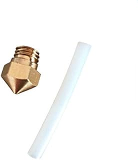 L-Yune,bolt 1set Replacement MK10 Nozzle Size 0.4mm 1.75mm With PTFE Tube For Wanhao/for Flashforge/For QIDI TECHNOLOGY 3d Printerspare Parts