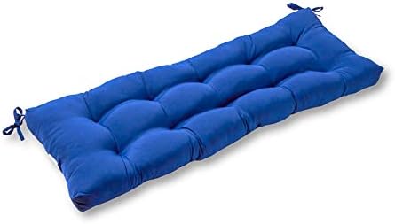 South Pine Porch Solid Marine Blue 51-inch Bench Cushion, 51x18