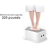 Step Stool for Kids (2 Pack) Toddler Potty Training Stool with Non-Slip Grip, Lightweight Step Up Stool for Bathroom, Kitchen, Bedroom, Toy Room & Living Room (Gray White)