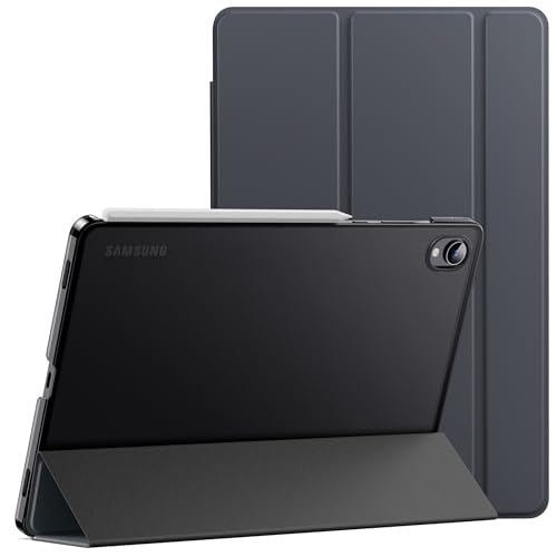 JETech Coque pour Samsung Galaxy Tab S11, Étui Housse de Protection Dos Translucide pour Tablette avec Support à Trois Volets, Prise en Charge du Appairage...