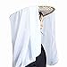 zonzxcv Handmade Chinese Ancient Chivalrous Heroine Bamboo Hat with Veil White
