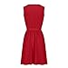 Womens Summer Fashion Tie Front Wrap Dress Sleeveless Notch Neck Mini Dresses Lightweight Casual Going Out Sundress Red