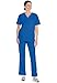 Dickies Unisex V-Neck Scrub Top, Royal, Large