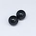200pcs/pack Soft Rubber Black Fishing Beads Round Plastic Rig Beads 10mm Carp Fishing Gear Accessory