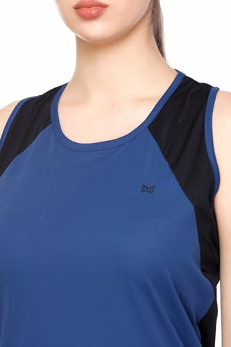 Image of White Moon Women's Gym Tank Top Combo | Pack of 2 Sleeveless Sports T-Shirts for Running, Training & Yoga