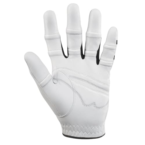 Bionic Gloves –Men’s StableGrip Golf Glove W/Patented Natural Fit Technology Made from Long Lasting, Durable Genuine Cabretta Leather, White, Large by Bionic - Used condition - US$19.78