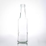 [Elegantes Design] Die leere Glasflasche 250ml Schraubverschluss besticht durch ihre elegante Standard-Flaschenform und wird daher auch als Gradhalsflasche oder Geradhals Flasche bezeichnet. Die Flasche Glas 250ml ist 20,565 cm hoch bei einem Durchmesser von ca. 5,54 cm. Der Mündungsdurchmesser der kleinen Glasflaschen mit Schraubverschluss beträgt 28 mm. Die 250ml Flasche wiegt circa 216 g und ist aufgrund des robusten, hochwertigen weißen Glases zudem sehr stabil.