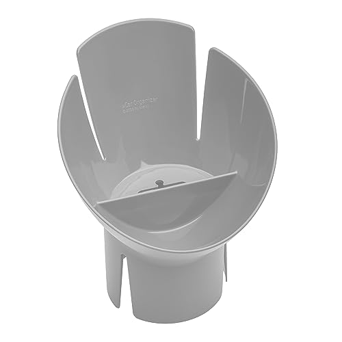 Koziol Cockpit Manager Fritz, Kunststoff, solid cool Grey, 13,5 x 13 x 16,7 cm
