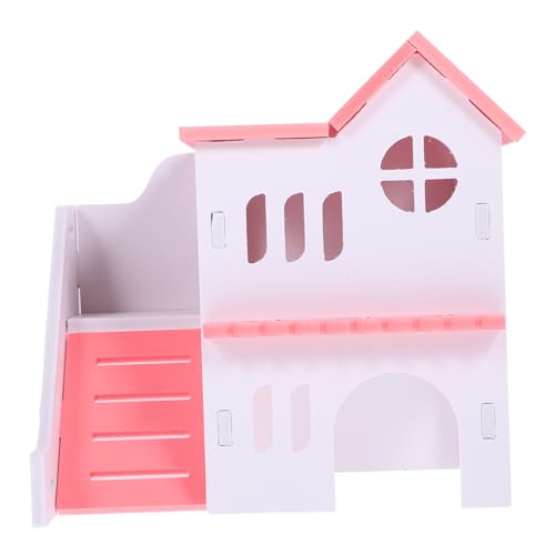 Toddmomy 小動物用ハムスターハウス 頑丈な素材 ウサギ モルモット チンチ