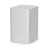 EENOUR 小型冷蔵庫 6L 冷温庫 【保冷・保温】両用 ミニ冷蔵庫 ペルチェ式 保冷庫 高密度発泡ウレタン 静音 省エネ 操作簡単 持ち運び便利 一人暮らし AC100V DC12V 室内車載両用 車中泊 キャンプ アウトドア【2025年新型】(グレー)