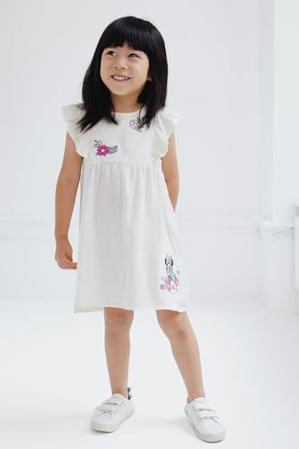 Disney Minnie Mouse Linen Summer Dress Newborn to Little Kid Sizes (Newborn - 7-8)2