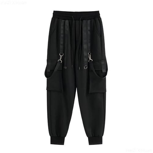 Men's Jogger Pants Punk Cargo Baggy Techwear Hip Hop Harem Streetwear Tactical Track Pants2
